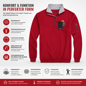 ACODE Advanced Powershell Sweat Sport Oberteil  Aktive Wear  unisex Gr. M